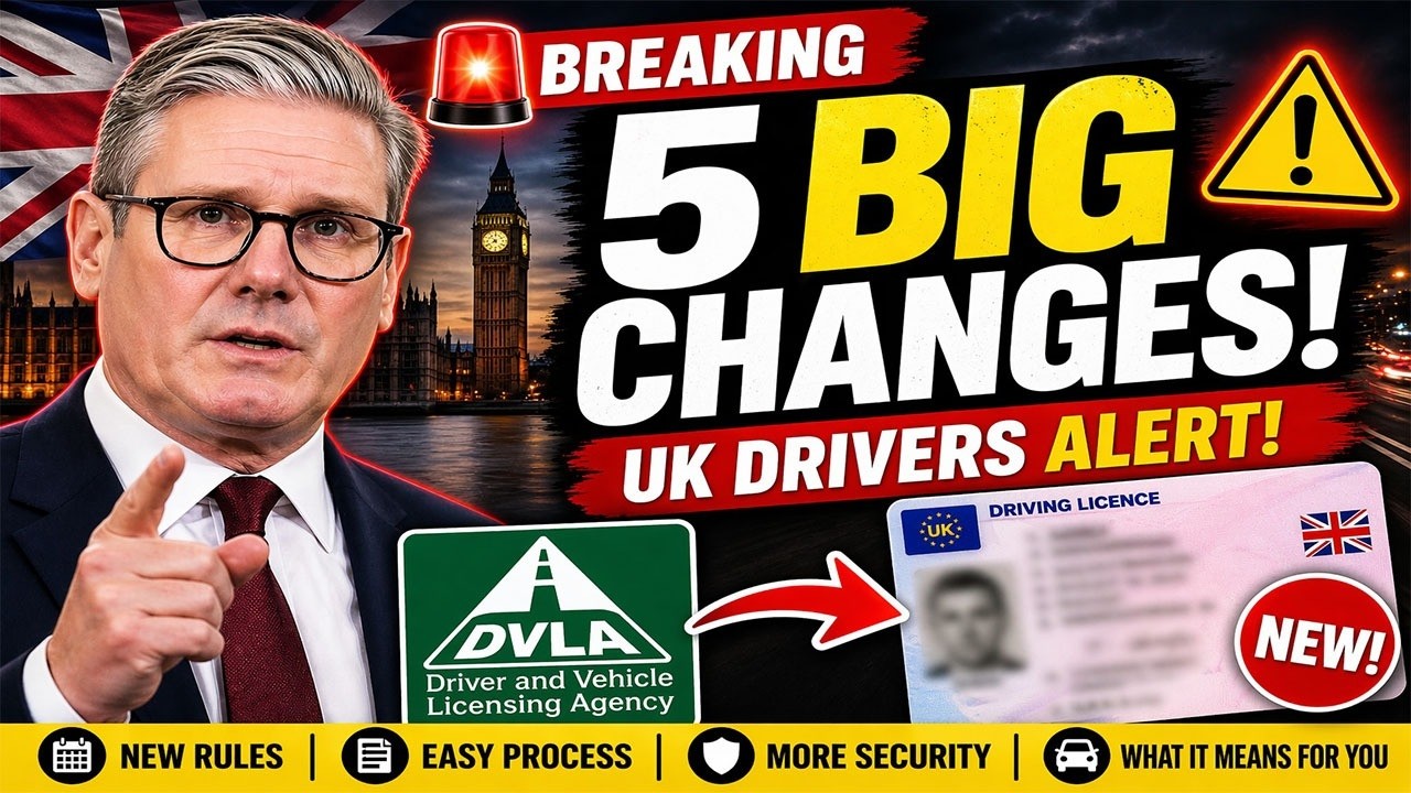 🚨 UK Drivers Alert  DVLA Reveals 5 Major Licence Changes  Act Now Before It&rsquo;s Too Late