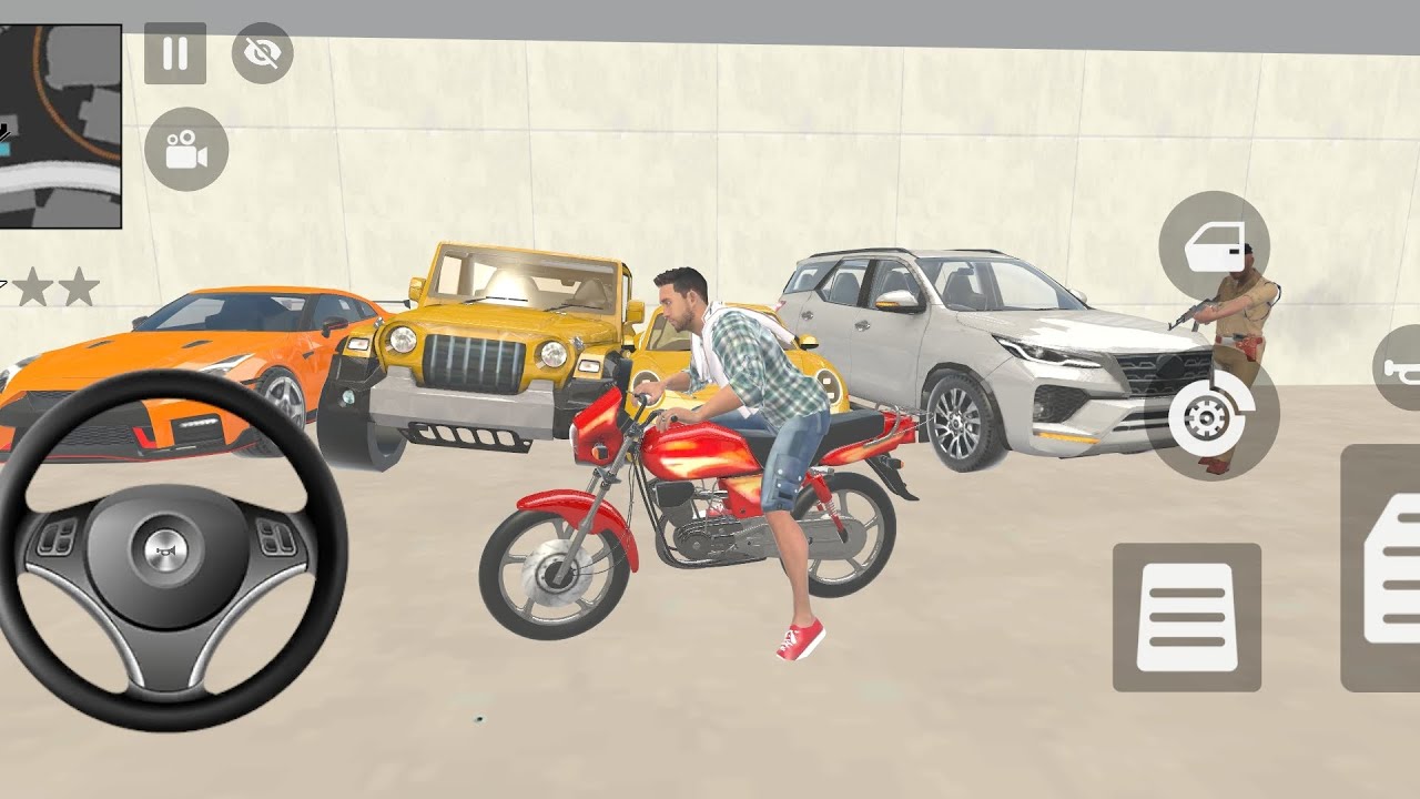 😭💥Frankly bhai ke ghar per car aa gai ya Doraemon #Indian thaft simulator game me 