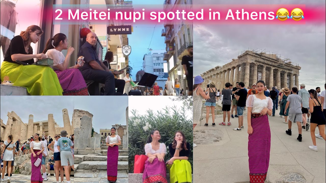 Проведите день со мной в Афинах🇬🇷Английский khara nganjage😂heitreba ngamandadana@SarangthemMaheshori