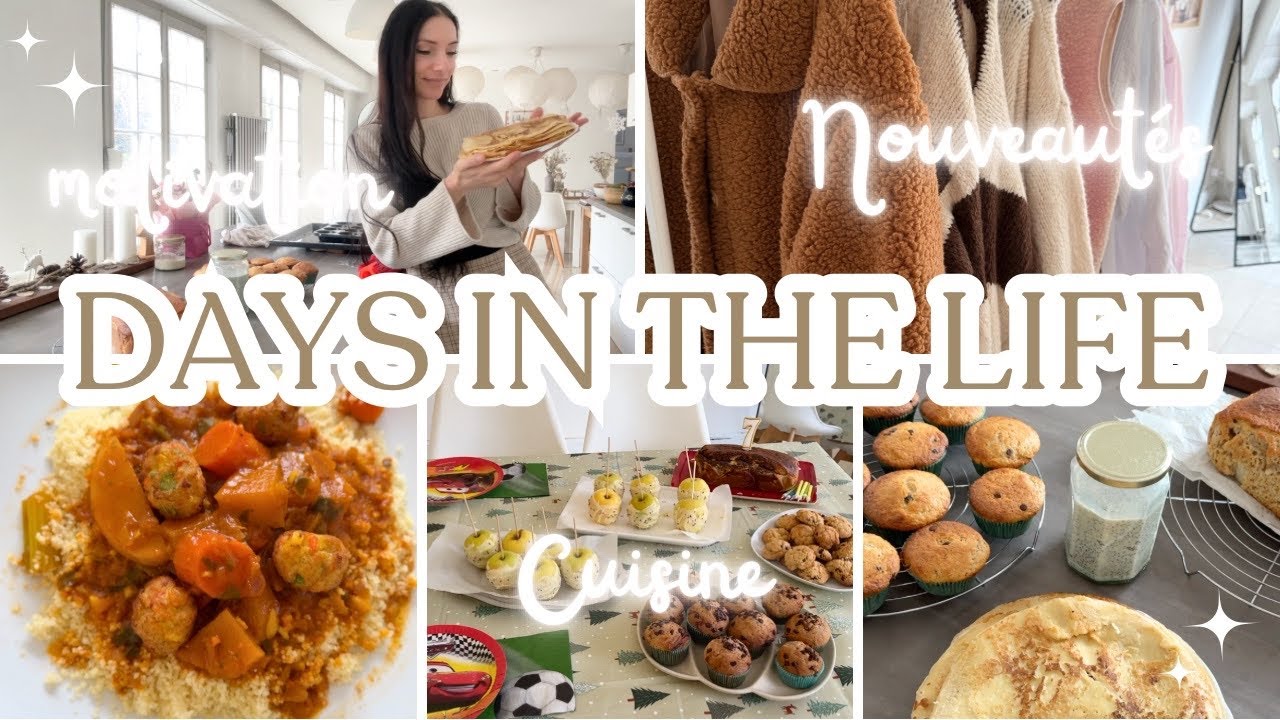3 jours ensemble 🍪 cuisine - nouveautés boutique - nouvelle coiffeuse 😉 maman de 4