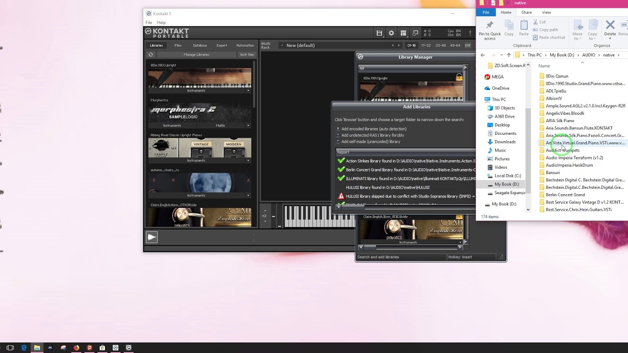 Kontakt 5.7.3 PORTABLE - Library Manager