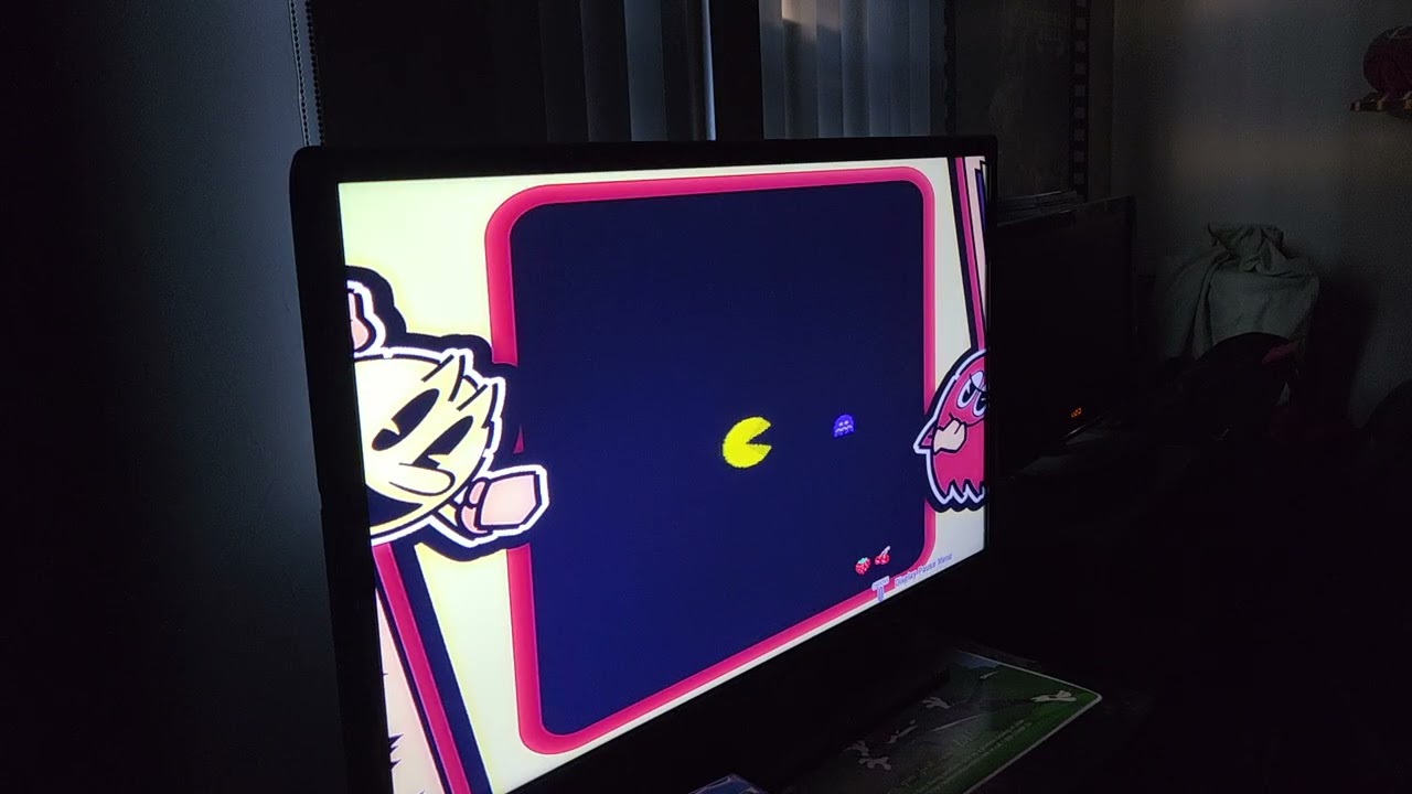 PAC-MAN stage 4. I beaten my high score. Please watch & subscribe & 👍 & share my channel thx 👍 😊. 