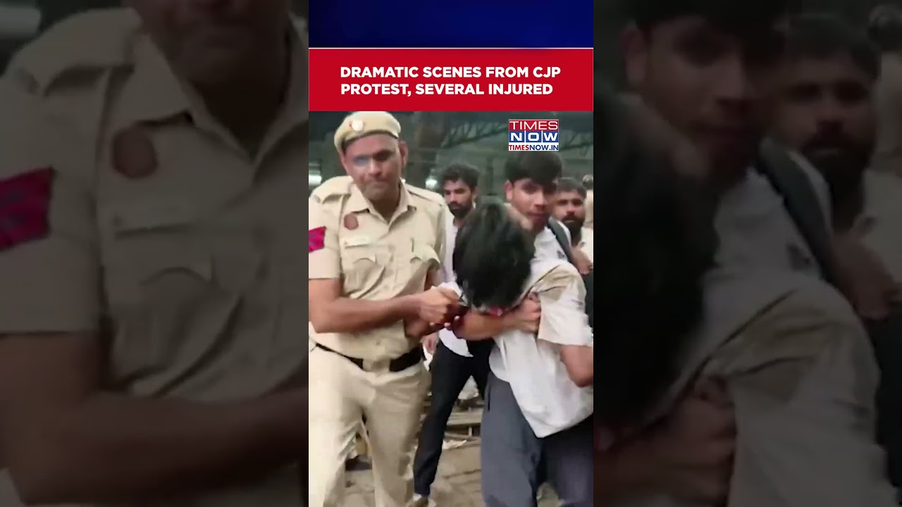 CJP Protest Turns Violent As Baton-Charge Leaves Several People Injured | CJP March #shorts