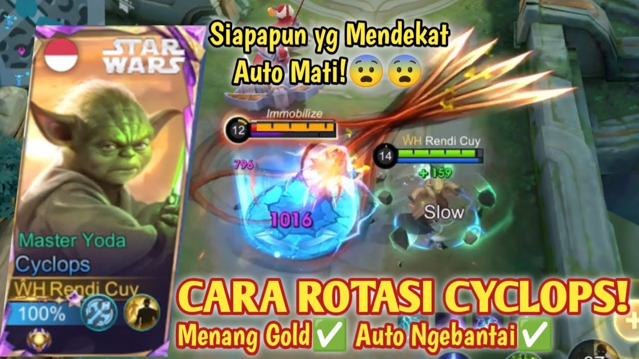 CARA MAIN CYCLOPS BANTAI² MUSUH! MANIAC 14 KILL TANPA MATI! BUILD CYCLOPS TERSAKIT 2024 - MLBB