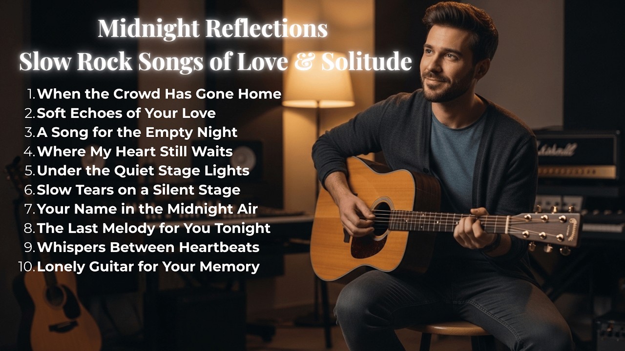 Late Night Slow Rock Playlist 🌙 When the Crowd Has Gone Home | Melancholic Rock Love Songs
