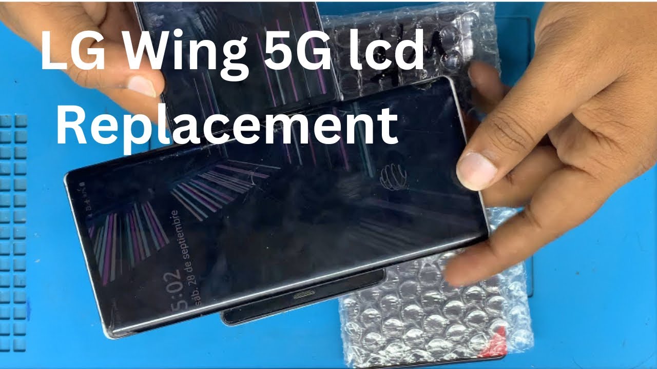 LG Wing Teardown and Main Screen Replacement | First time, let's wing it!