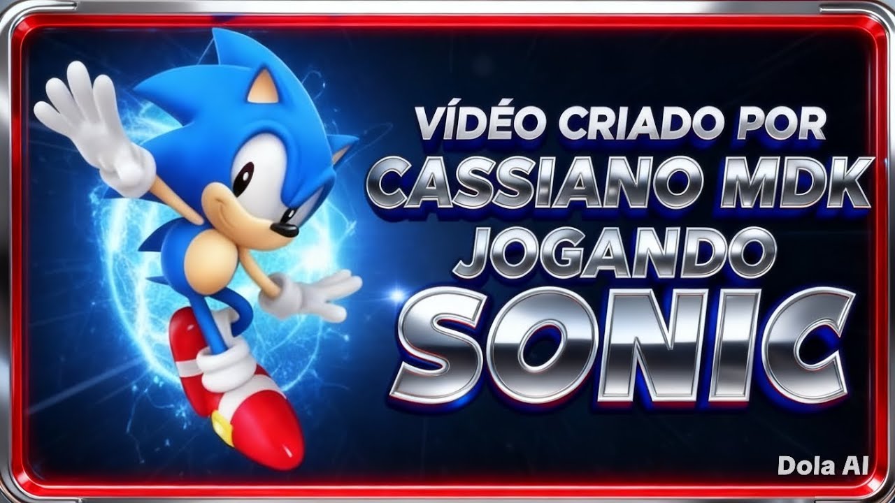Vídeo criado por Cassiano mdk jogando Sonic clássico