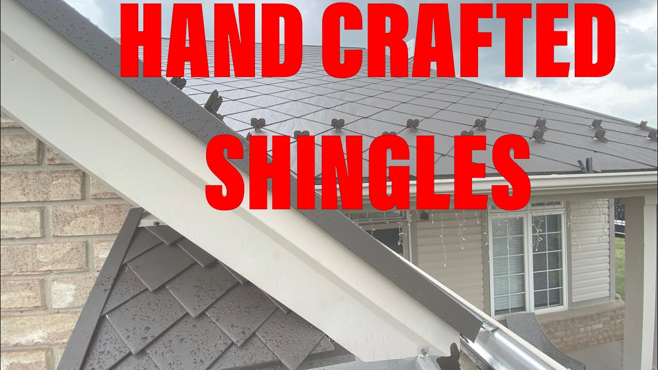 Hand Crafted Metal Shingles For A Custom Return