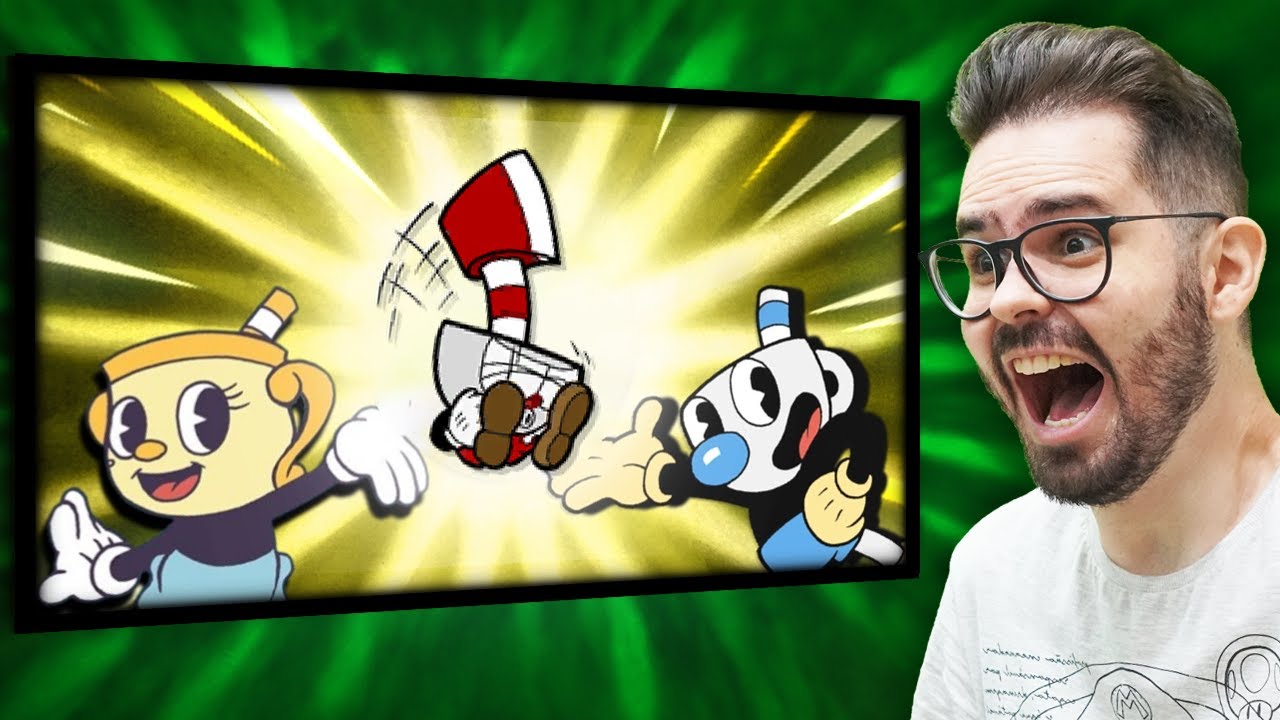 UM BRASILEIRO ZEROU A DLC DE CUPHEAD SEM ATIRAR! (@SaveManual e @DillianResendeYT)