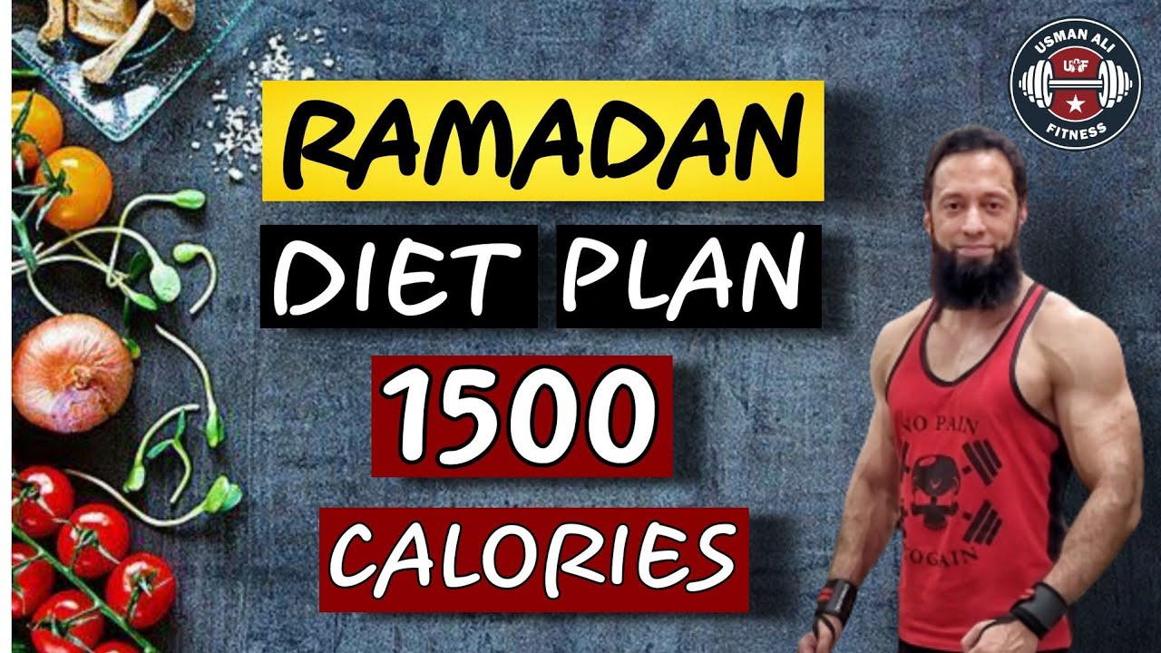 Ramadan Diet Plan To Lose Weight | Male & Female | 1500 Calories | Urdu/Hindi