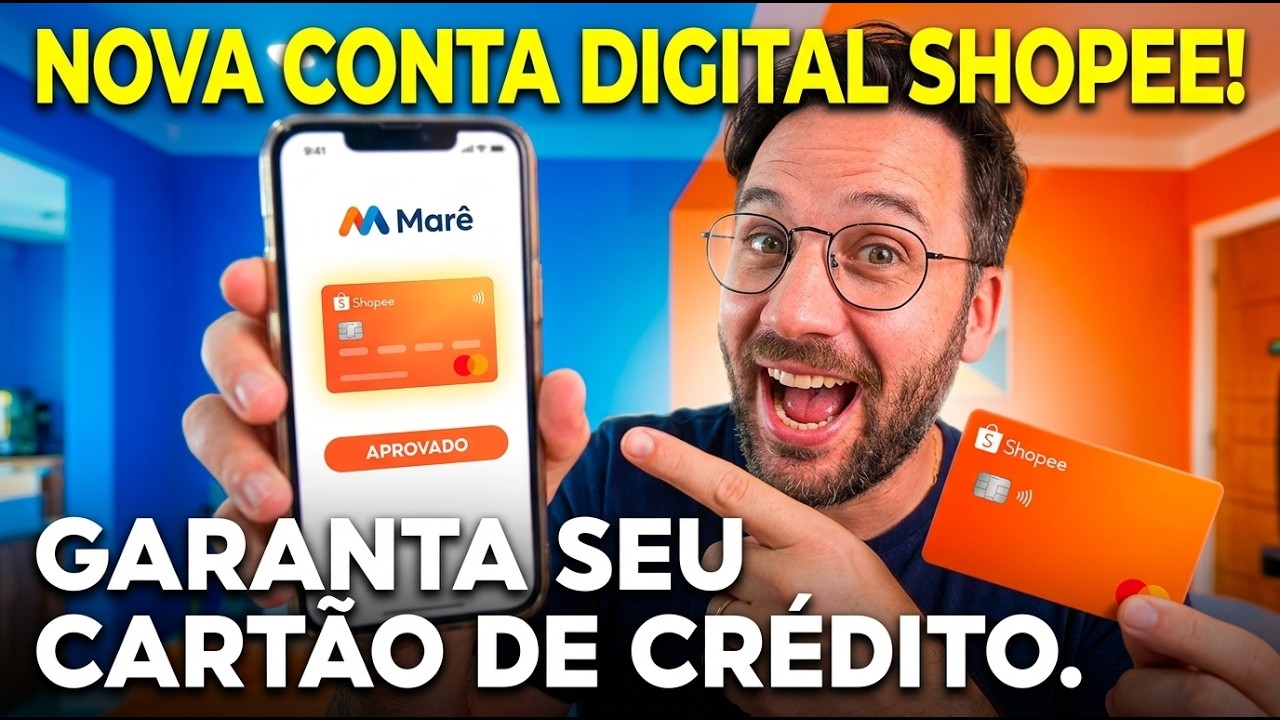 NOVA CONTA DIGITAL SHOPEE! CART&Atilde;O DE CR&Eacute;DITO CHEGANDO!