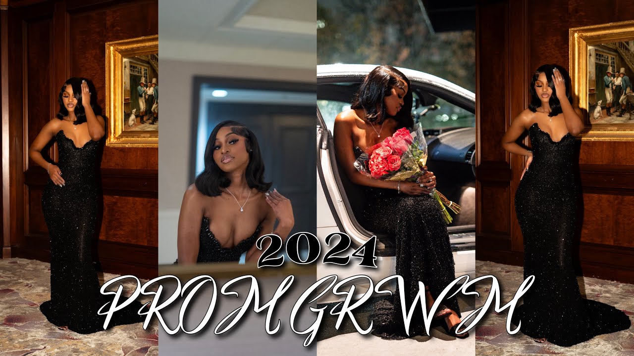 SENIOR PROM 2024 GRWM + prep + weekend vlog | hair, nails, makeup, lashes, & more..