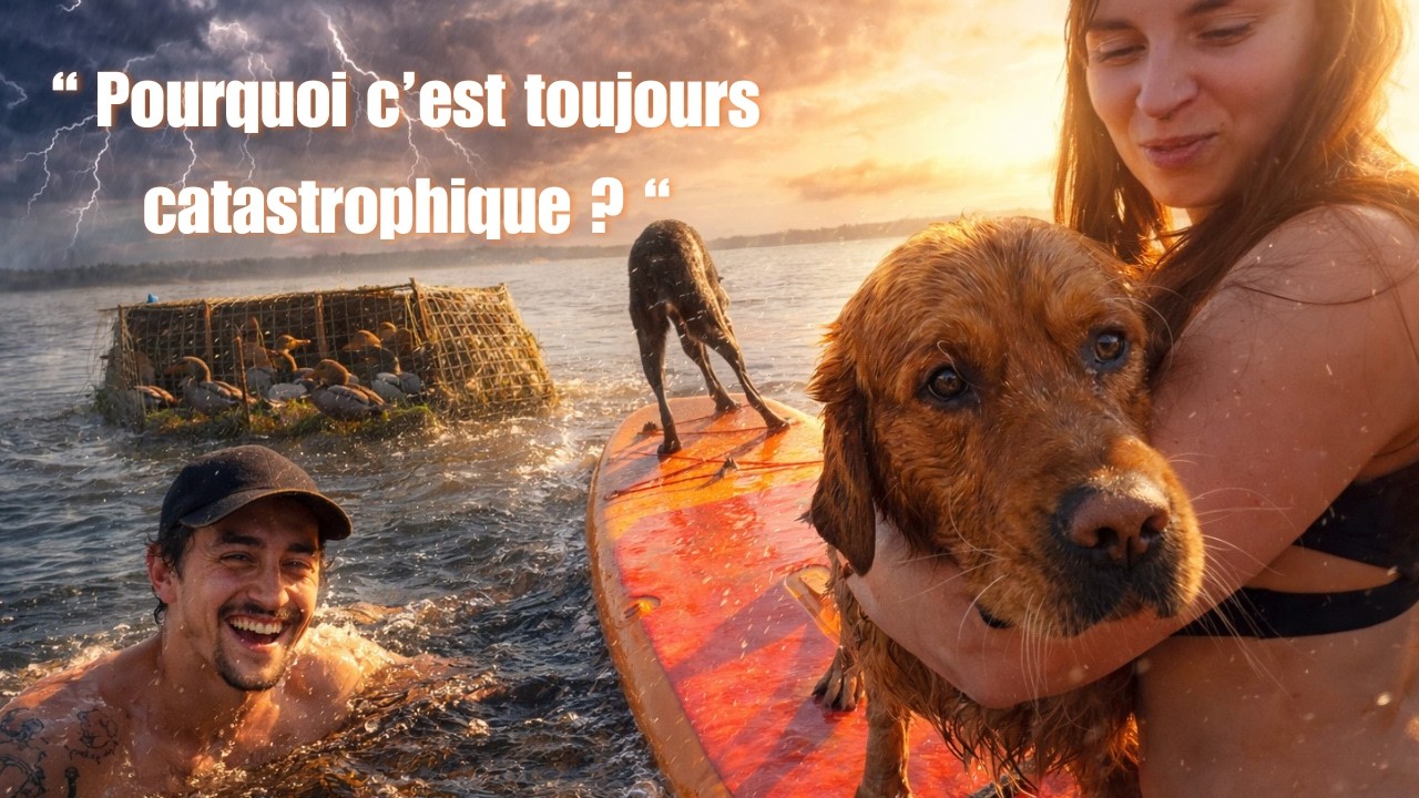 LE PADDLE C'EST DANGEREUX !!! ( surtout en hiver )