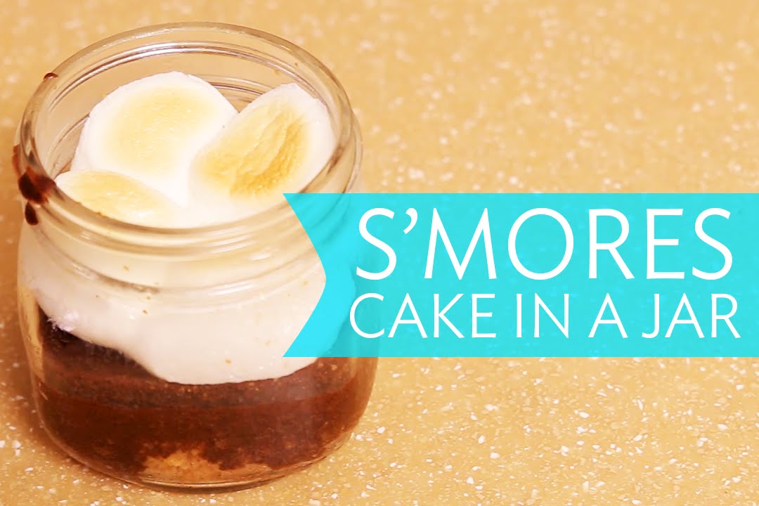 S'MORES CAKE IN A MASON JAR | How To And Recipe | Broke But Bougie
