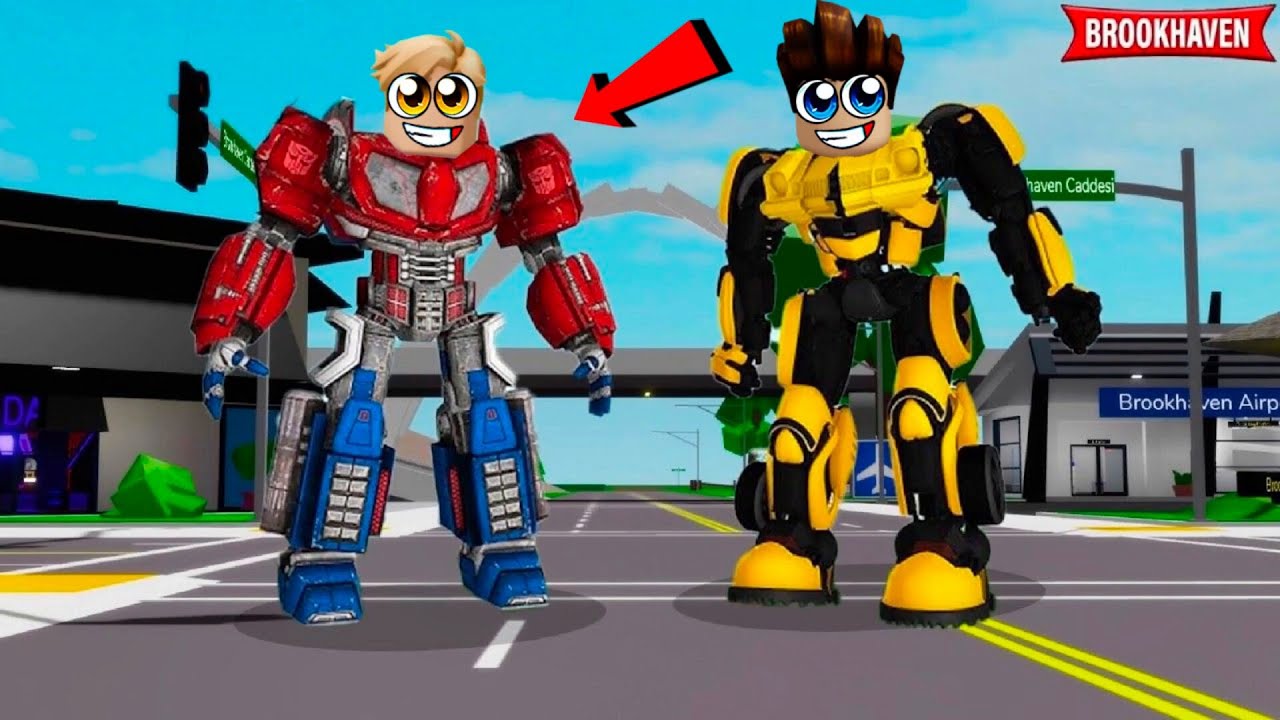 Transformers Olduk !!  Brookhaven RP Roblox