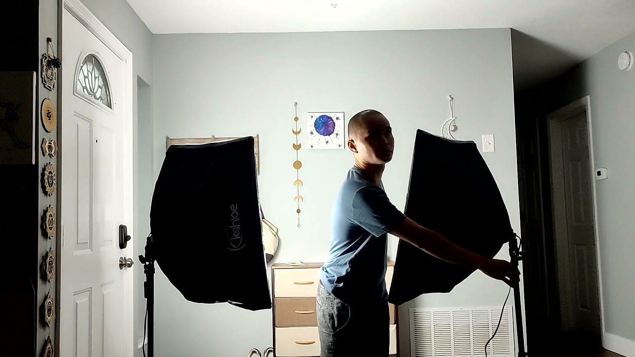 KSHIOE PHOTOGRAPHY LIGHTING | UNBOXING AND ASSEMBLY #outofofficetravels