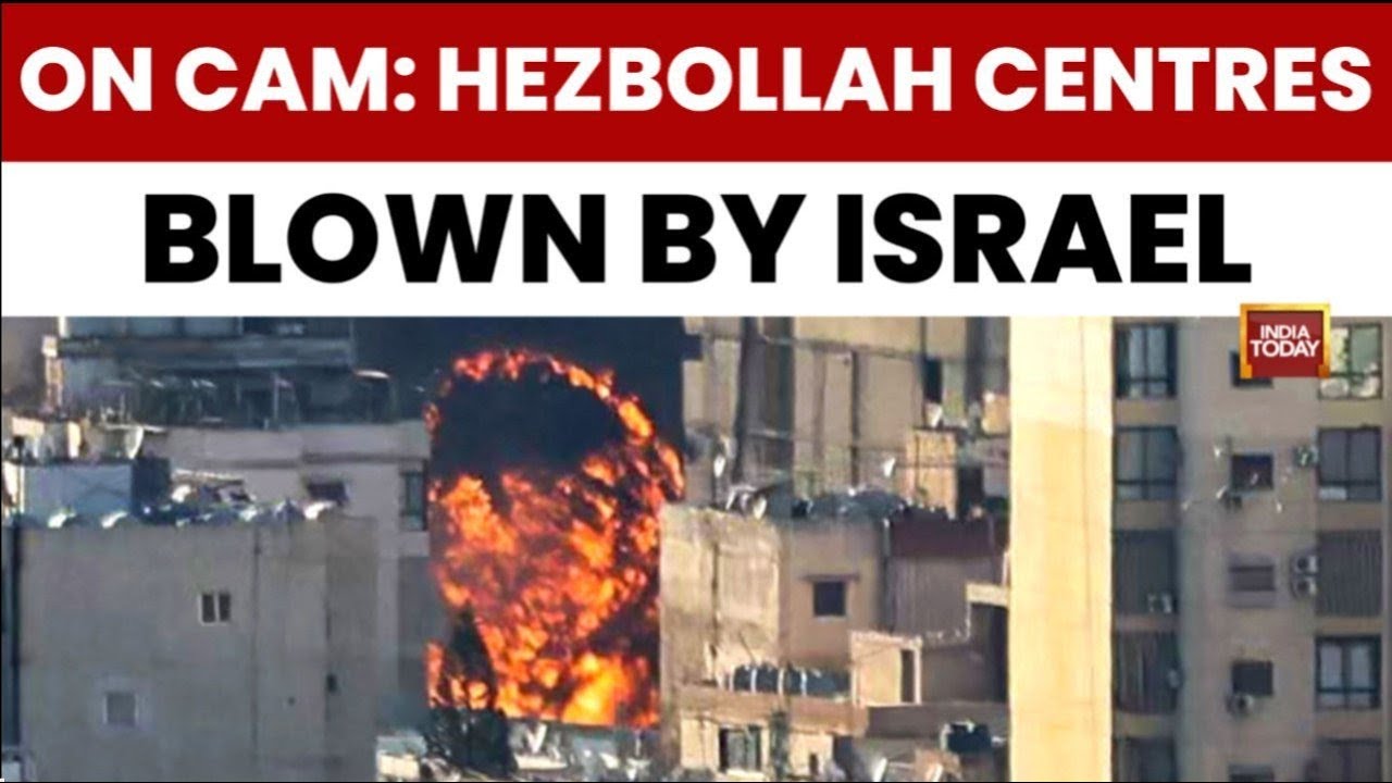 Israel Strikes Hezbollah in Beirut: Command Centres, Weapons Storage & Communication Sites Destroyed