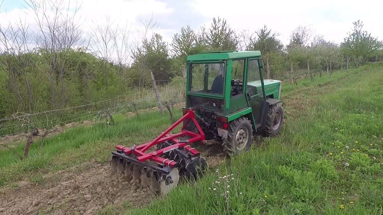 malotraktor Yukon 32HP podmietacie disky