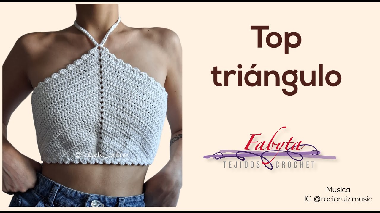 Top en triangulo muy facil y para principiantes