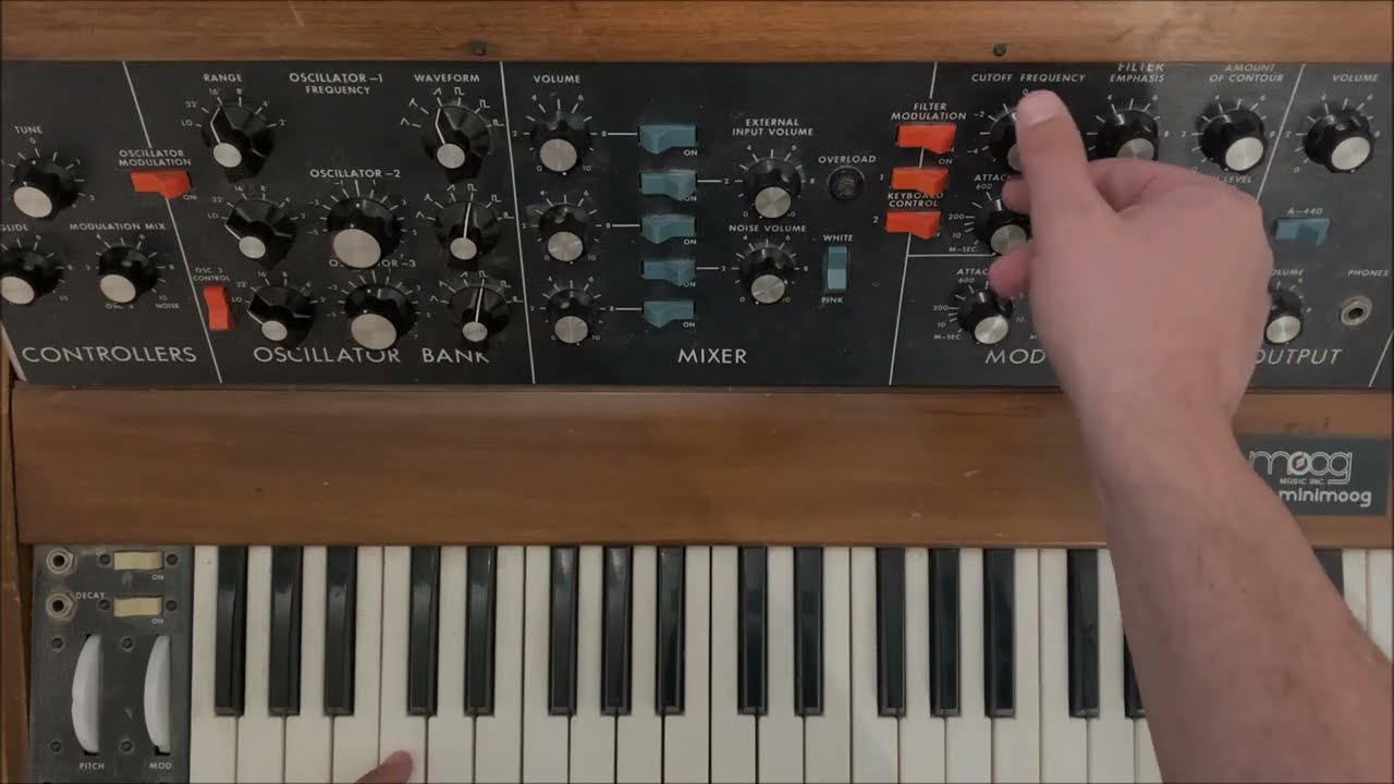 Minimoog Kraftwerk Spacelab bass
