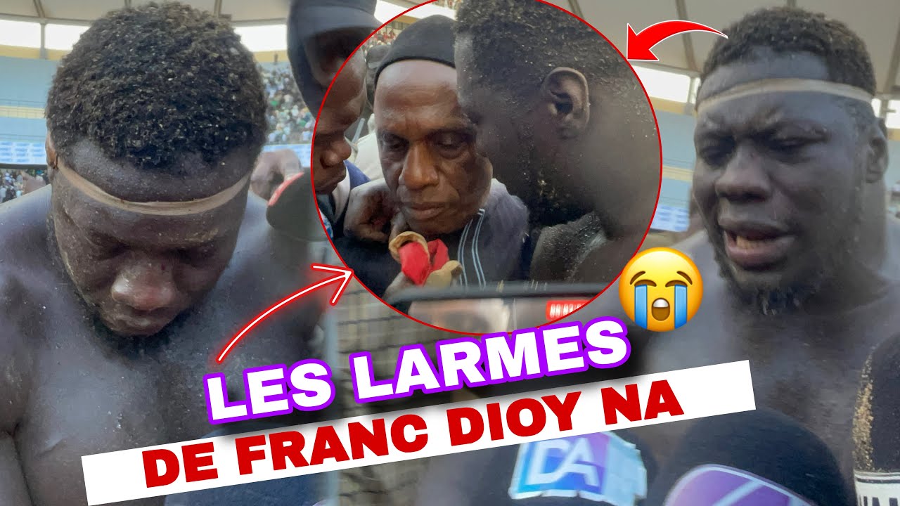 Les larmes de Franc Ndiago et Pére Ba Ndayssane après la victoire yaram daw na😭Tapha Tine damako…