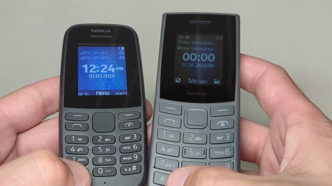 Nokia 105 4G (2019) vs Nokia 105 4G (2023)