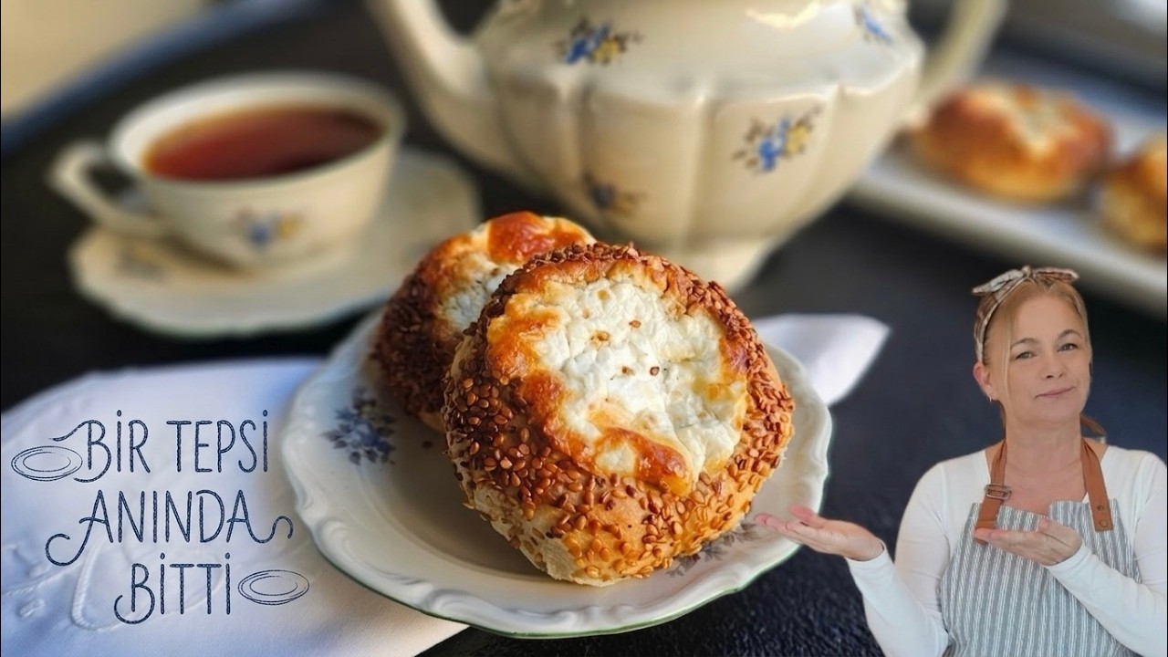 Pastaneleri Unutturan Yumuşacık SİMİT POĞAÇA 🥯