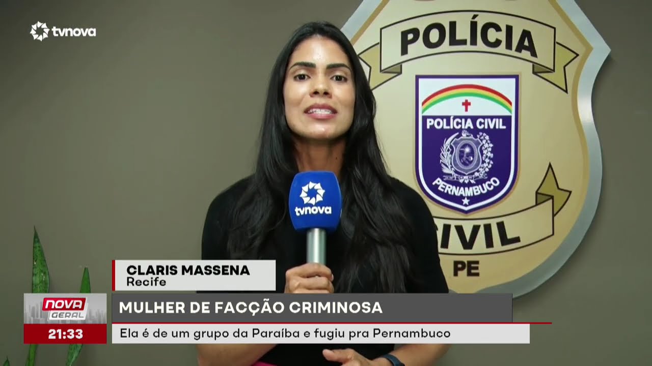 Mulher ligada a facção da Paraíba é presa após fugir para Pernambuco | #NovaGeral