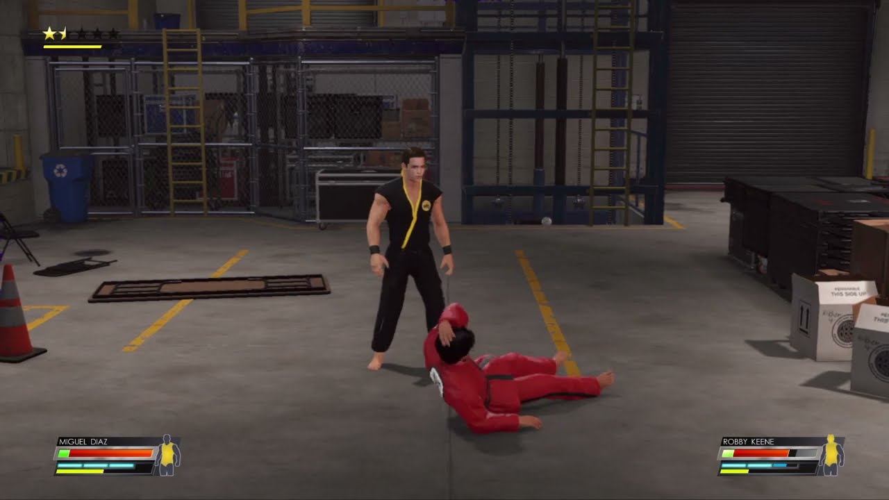 Cobra kai Miguel vs Robby (WWE)