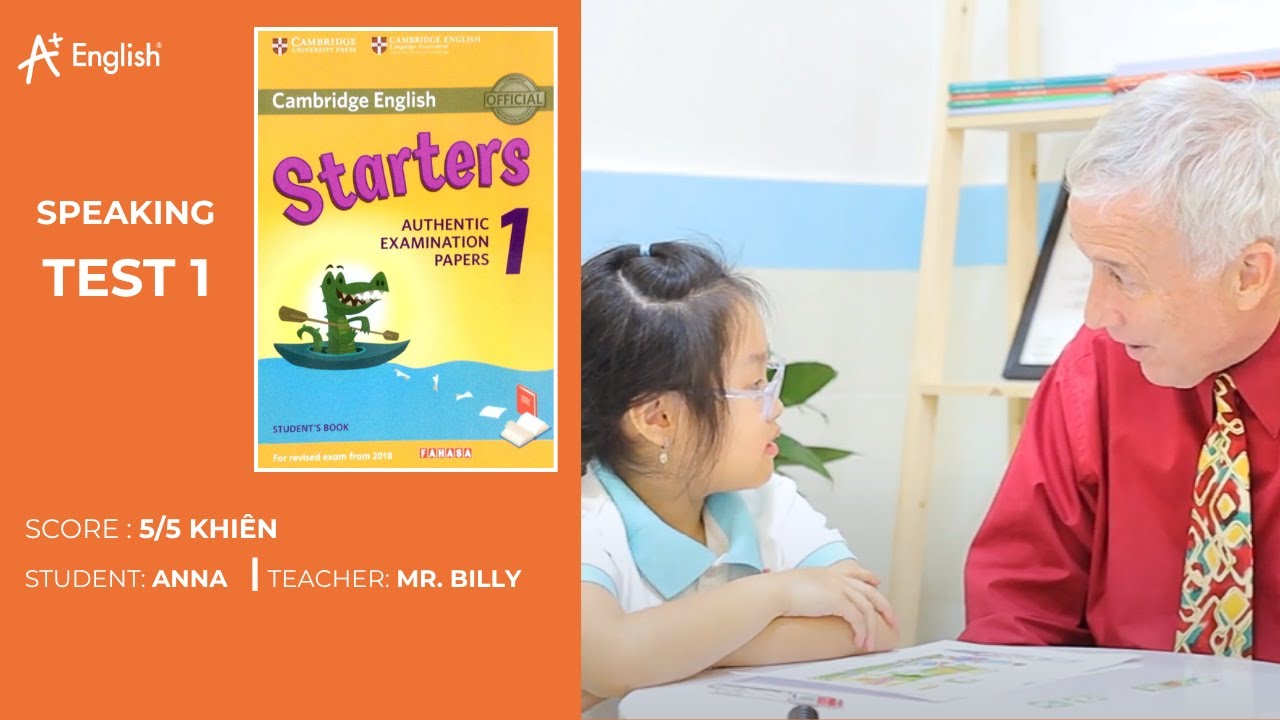 A1 STARTERS Speaking test –  ANNA | SPEAKING TEST 1