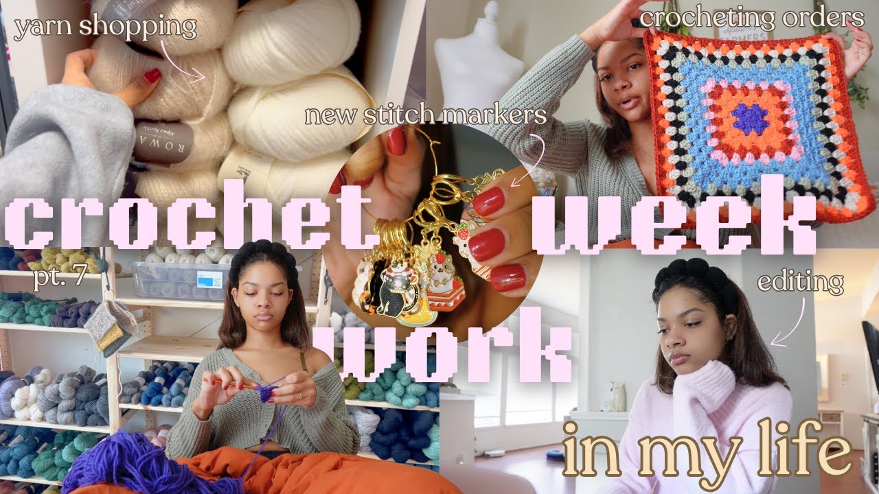 Неделя работы крючком в моей жизни, часть 7 | заказы на вязание крючком | редактирование контента...