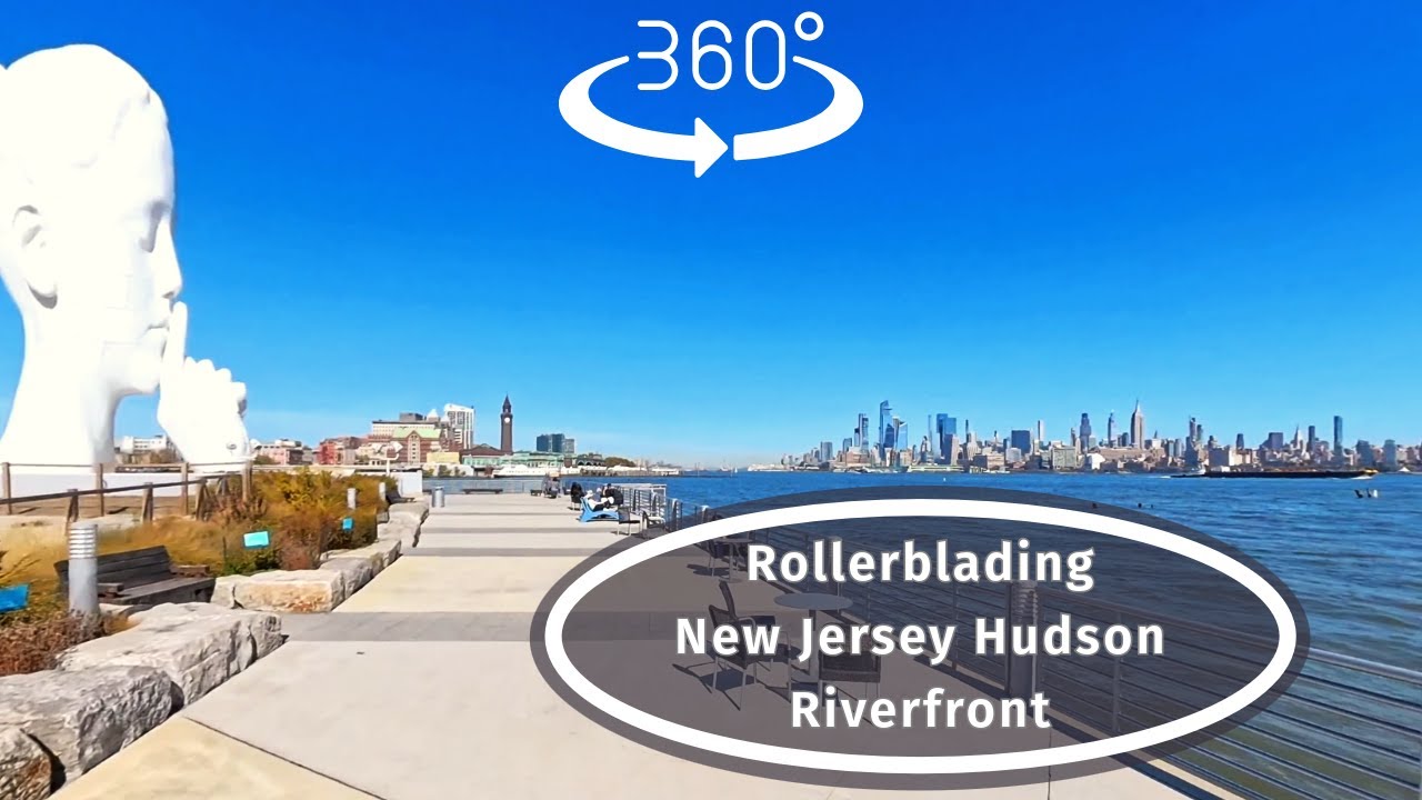 Skating The Scenic Hudson Riverfront In Jersey City In #360