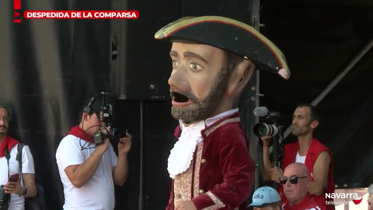 Despedida Comparsa Gigantes de Pamplona 14/07/2023 Parte 2