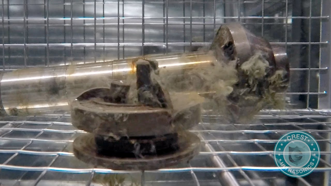Ultrasonic Cleaning of Carbonized Oils