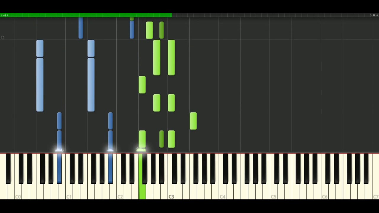 Def Leppard - Miss You In A Heartbeat [Piano Tutorial] Synthesia | passkeypiano