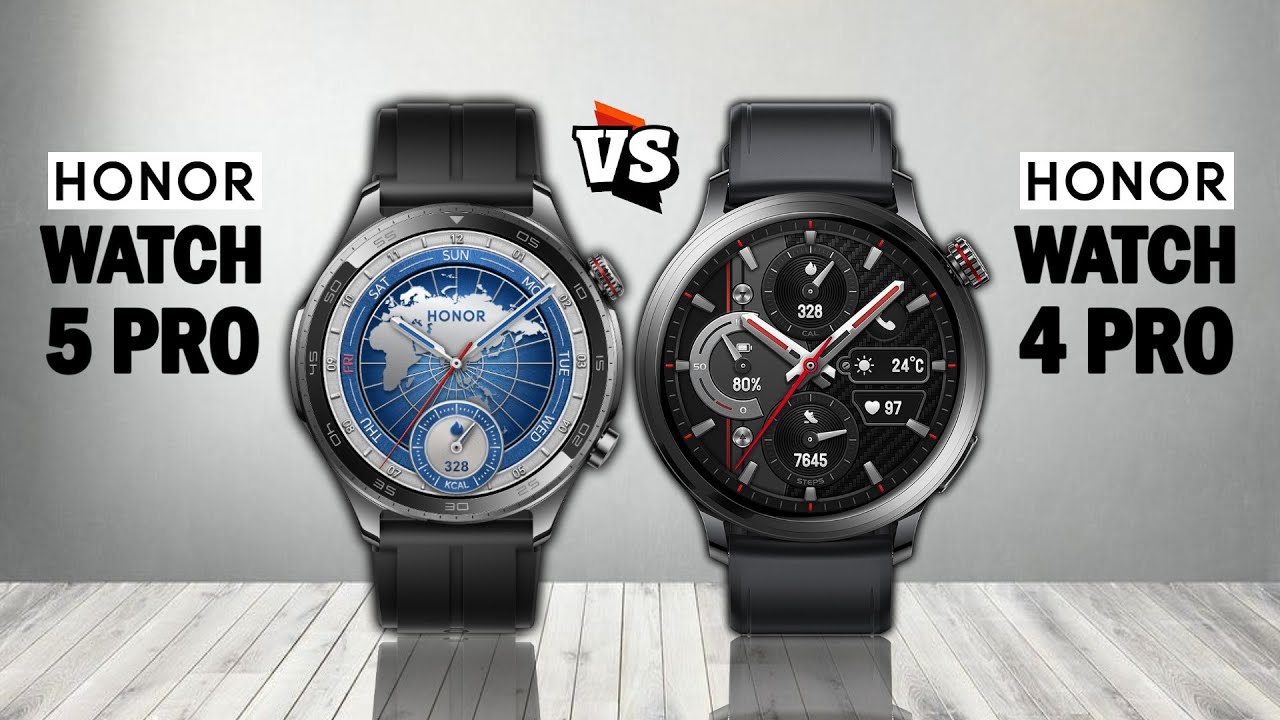 Honor Watch 5 Pro vs Honor Watch 4 Pro Smartwatch Comparison