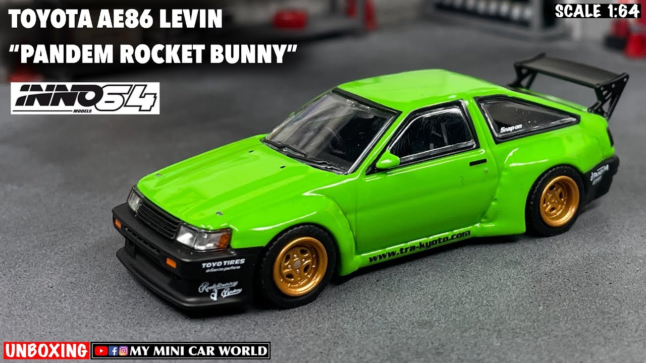『MY MINI CAR WORLD』UNBOXING INNO64 1/64 TOYOTA AE86 LEVIN “PANDEM ROCKET BUNNY”