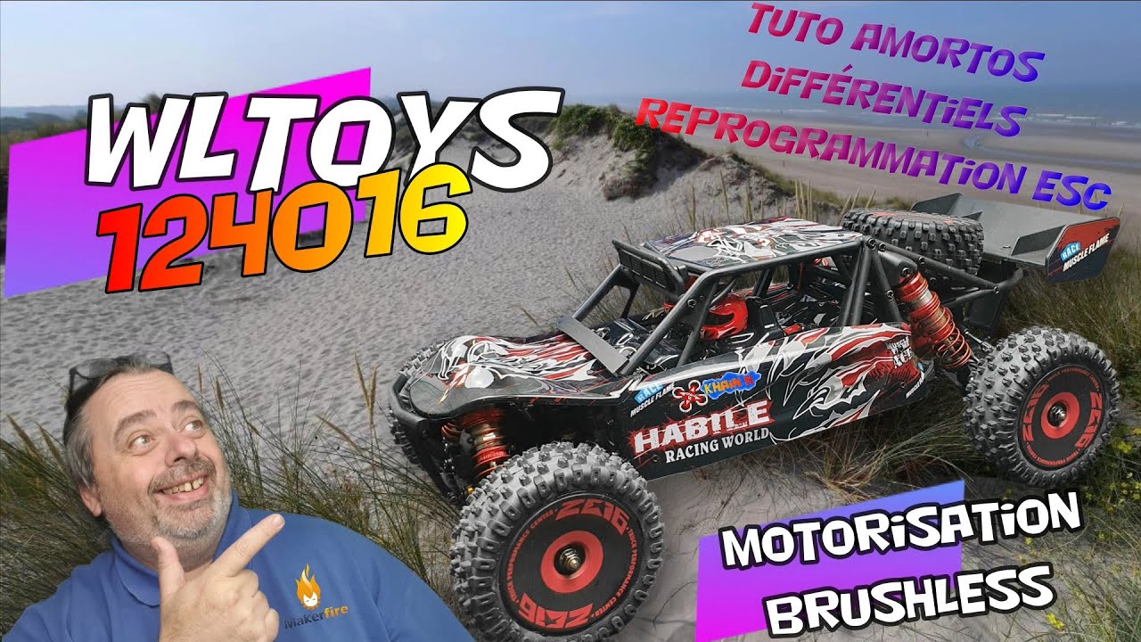 Wltoys 124016 : la puissance du Brushless ( Unboxing, Revue , Tests , Comparatifs , Améliorations)