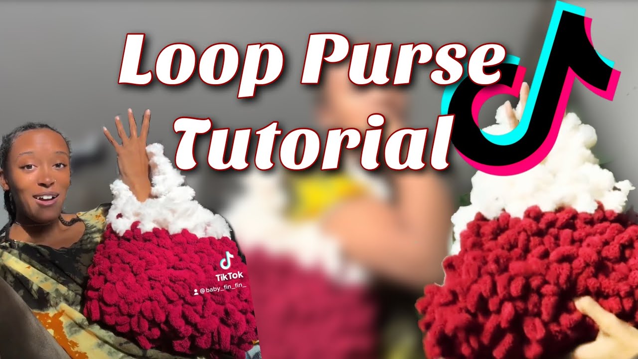 CROCHET LOOP PURSE TUTORIAL | VIRAL TIKTOK CROCHET LOOP PURSE