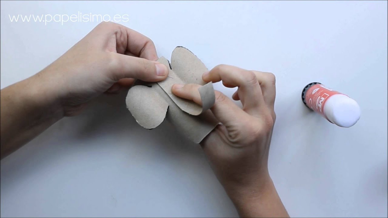 Elefante: Manualidades con rollos papel higiénico