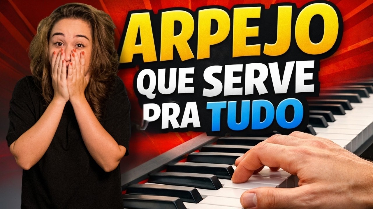 ARPEJO NO TECLADO  FÁCIL PRA TOCAR