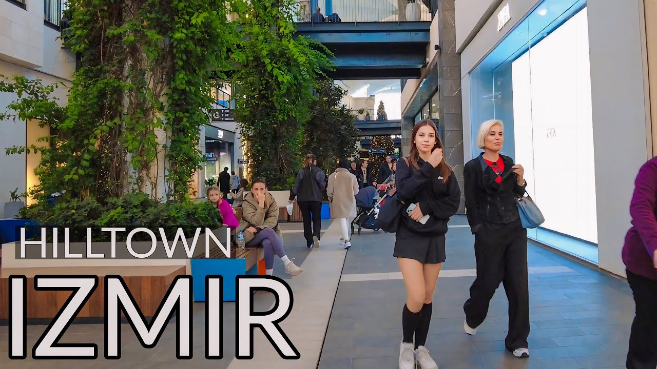 İzmir’s Hilltown Mall: MODERN Shopping, Cozy Corners & Dining Delights 🇹🇷 (4K Walk)