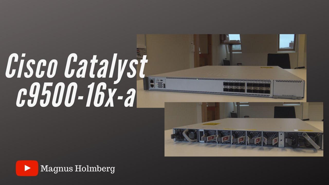 Распаковка - Cisco Catalyst c9500-16x-a