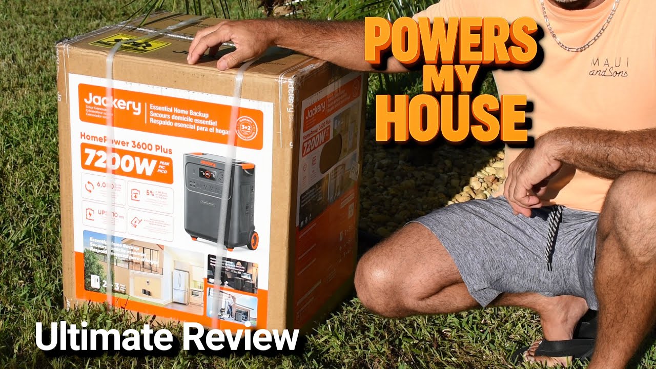 Jackery HomePower 3600 Plus и SolarSaga 500x ПОЛНЫЙ ОБЗОР (Full House)