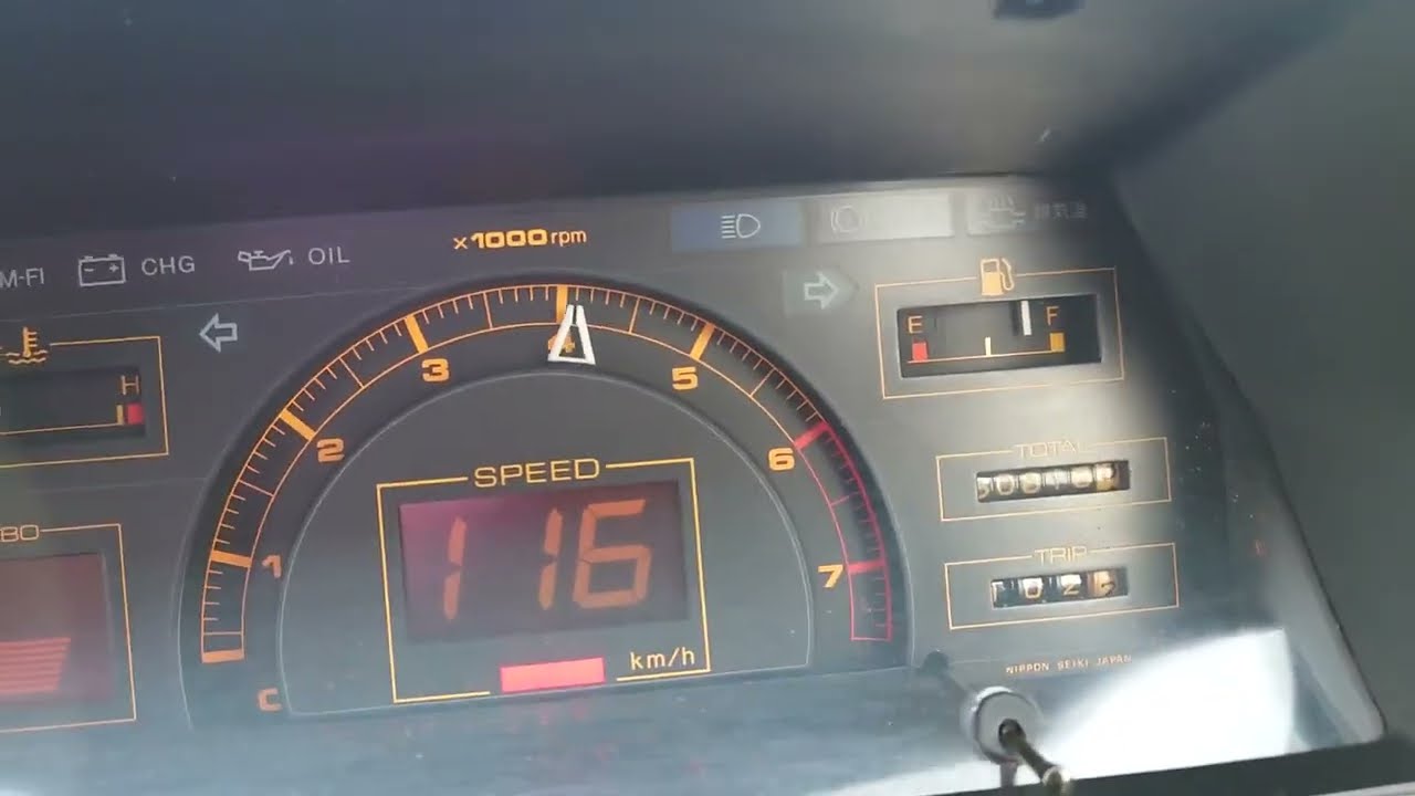 HONDA CITY TURBO ('83) フル加速