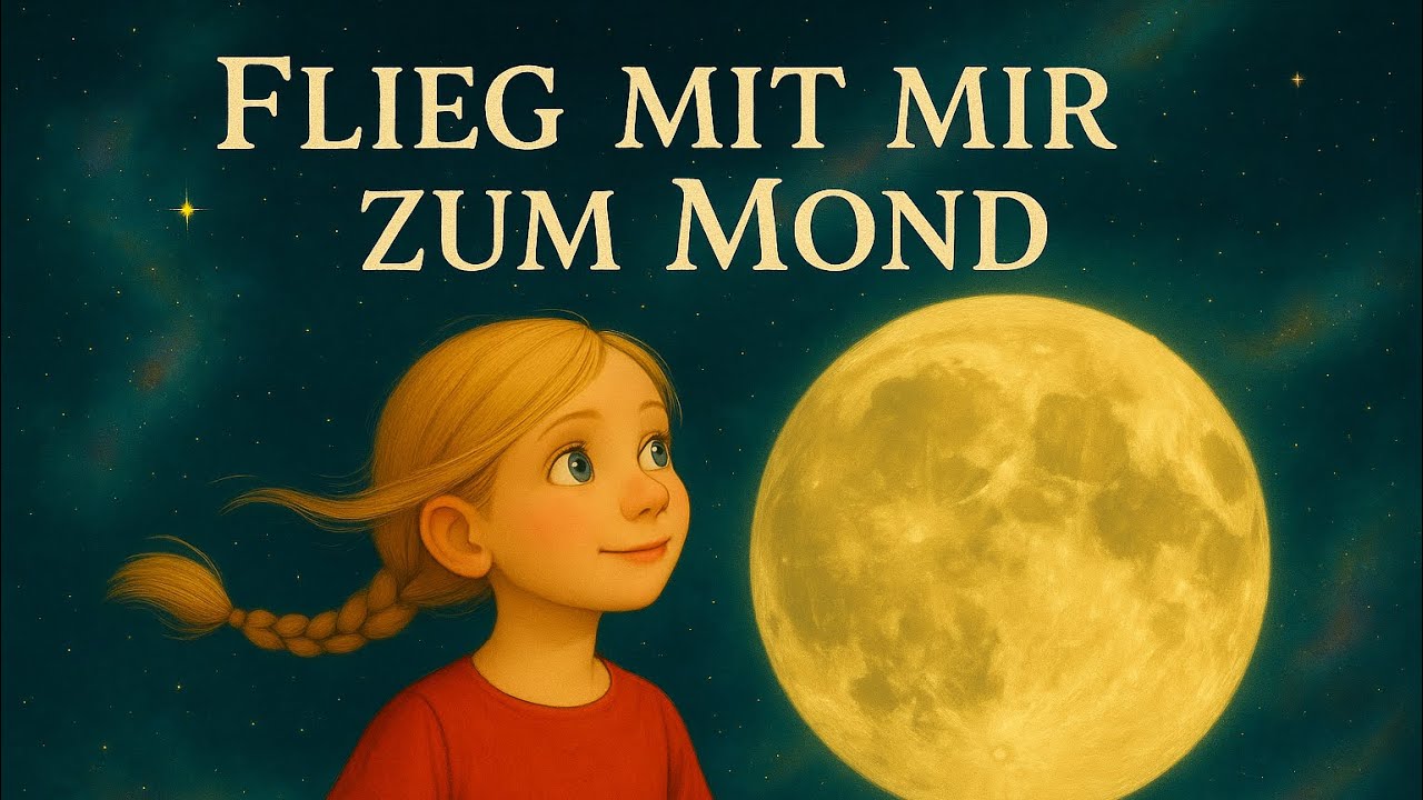 Flieg mit mir zum Mond 🌙 | Ein traumhaftes Kinderlied und Schlaflied zum Tr&auml;umen & Einschlafen