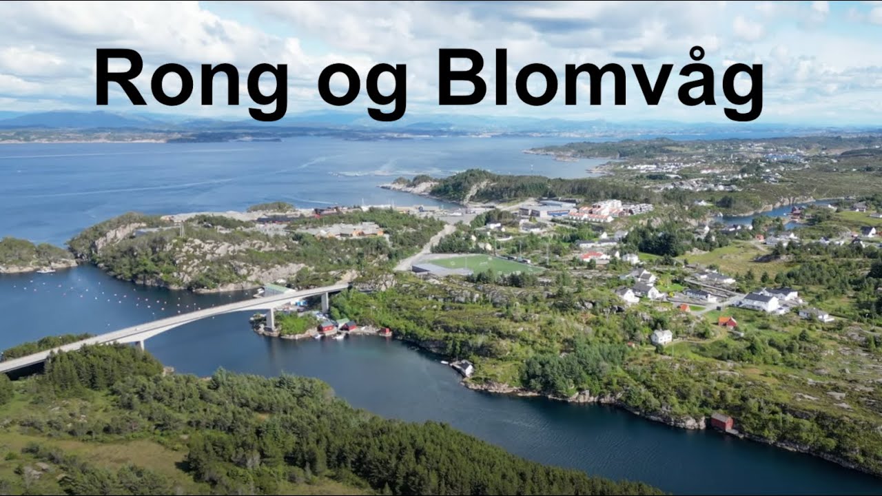Rong, Blomvåg og Øygarden drone 4k