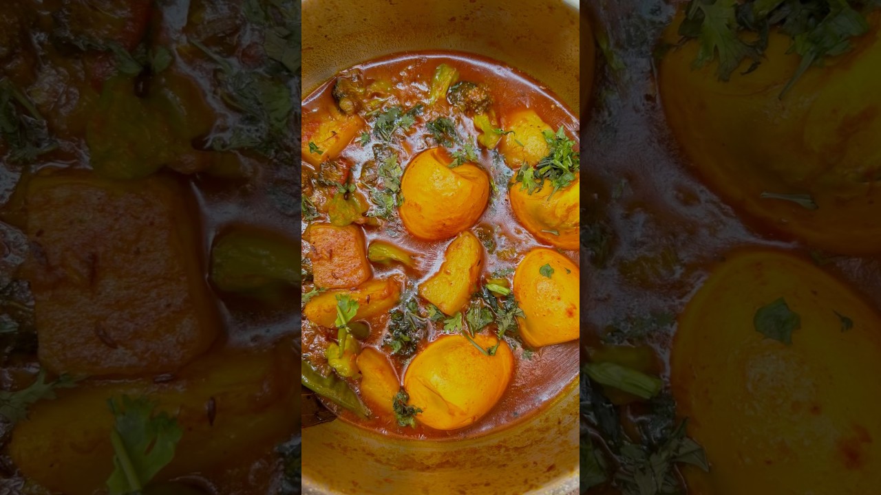Broccoli Egg Curry #shorts #egg #eggcurry #shortfeed #recipe #youtube