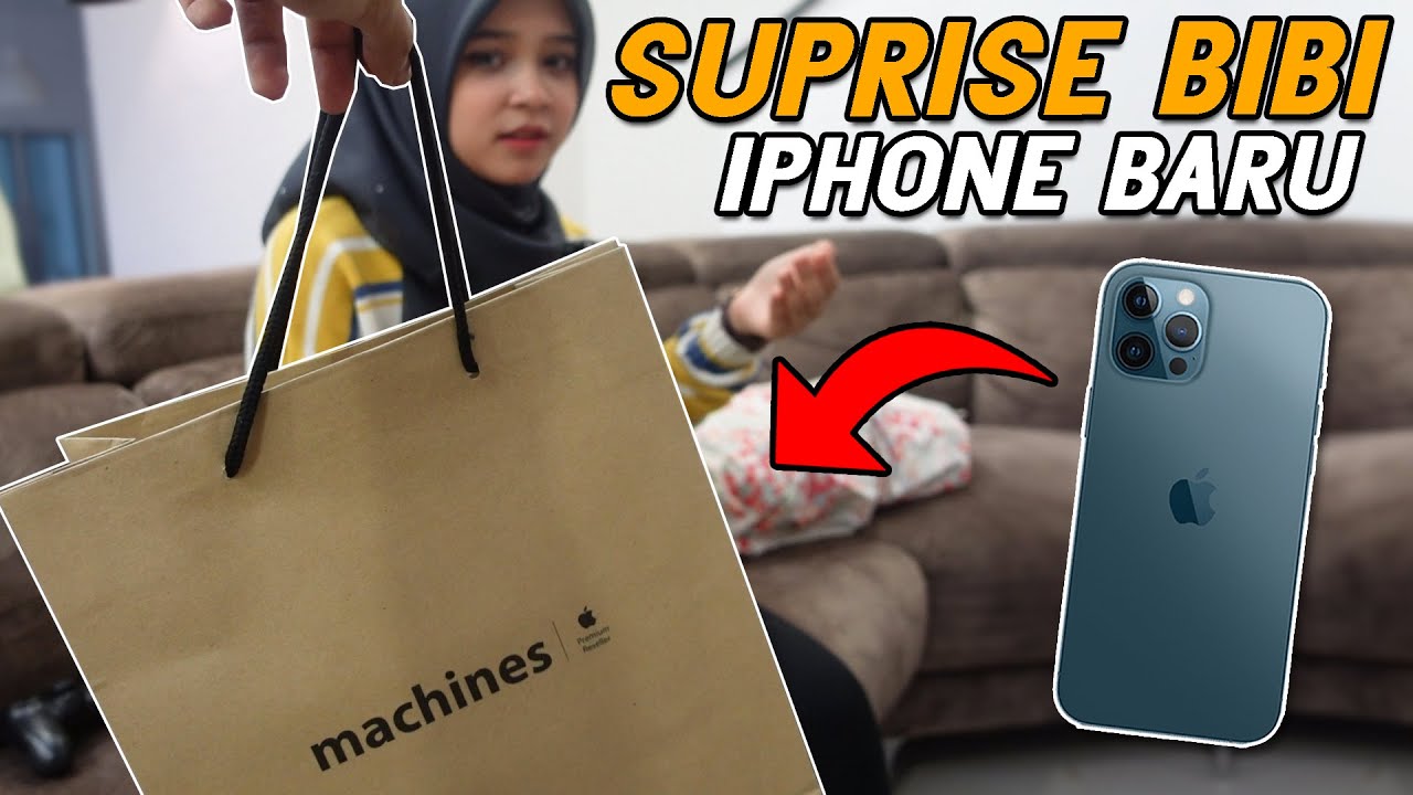 SUPRISE BIBI BELIKAN IPHONE 12 PRO MAX!