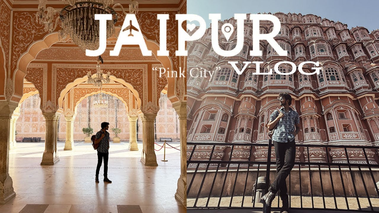 The day I explored the Pink City 🩷| JAIPUR | VLOG 6 | @RithvikVibav | Telugu Vlog